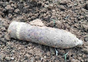 Granata izorana u vinogradu kod Jagodine