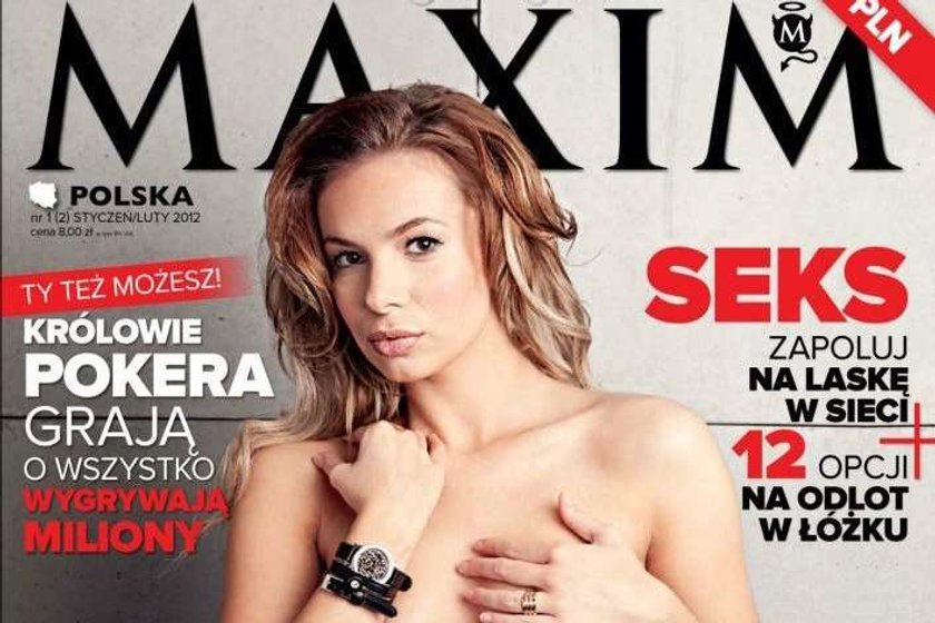 Janachowska topless na okładce Maxima