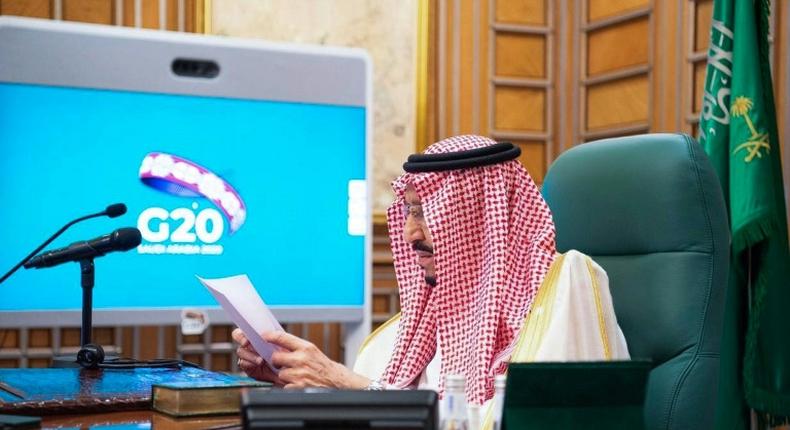 Saudi Arabia's King Salman chaired last week's emergency G20 videoconference which pledged a 'united front' in the fight against the coronavirus