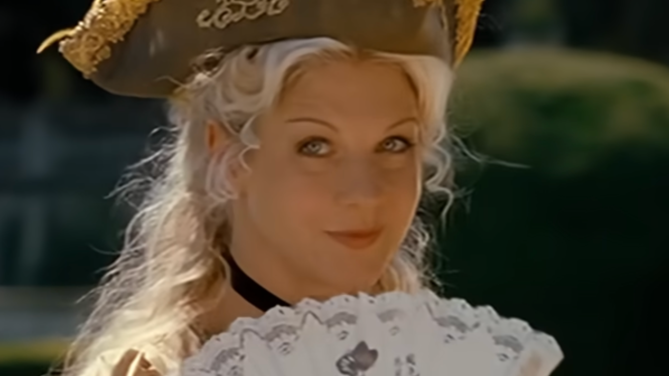 Česká herečka Sabina Laurinová v rozprávke Čertova nevesta. 