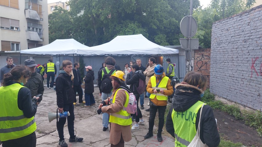 Blokada novosadske Palate pravde