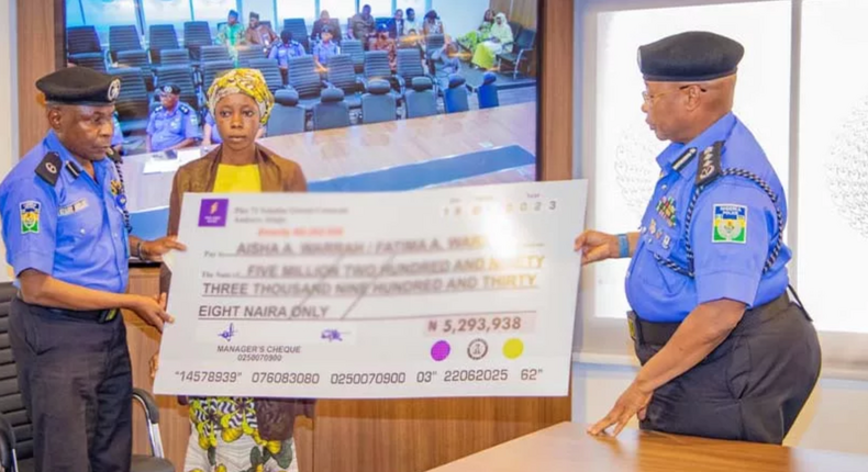 Ondo CP presents N13.3m cheques to 27 late police officers’ families/Illustration. [Leadership]