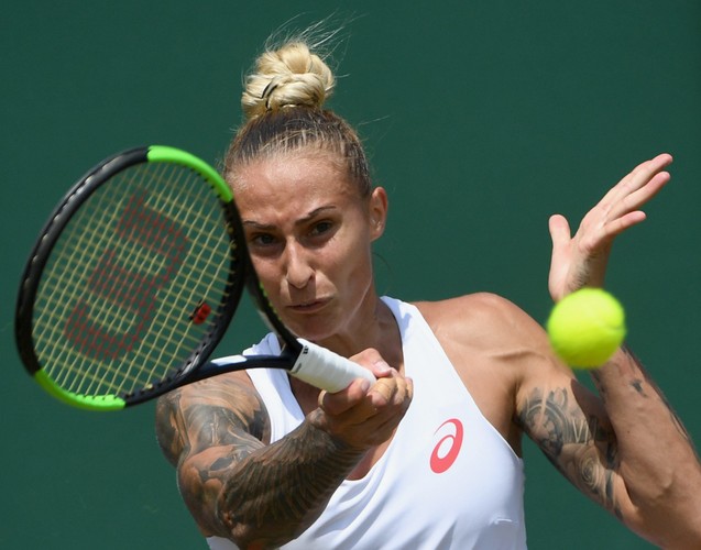 Polona Hercog najbardziej wytatuowaną tenisistką na Wimbledonie