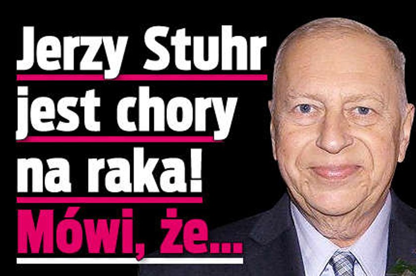 Jerzy Stuhr chory na raka. Fani modlą się o zdrowie aktora