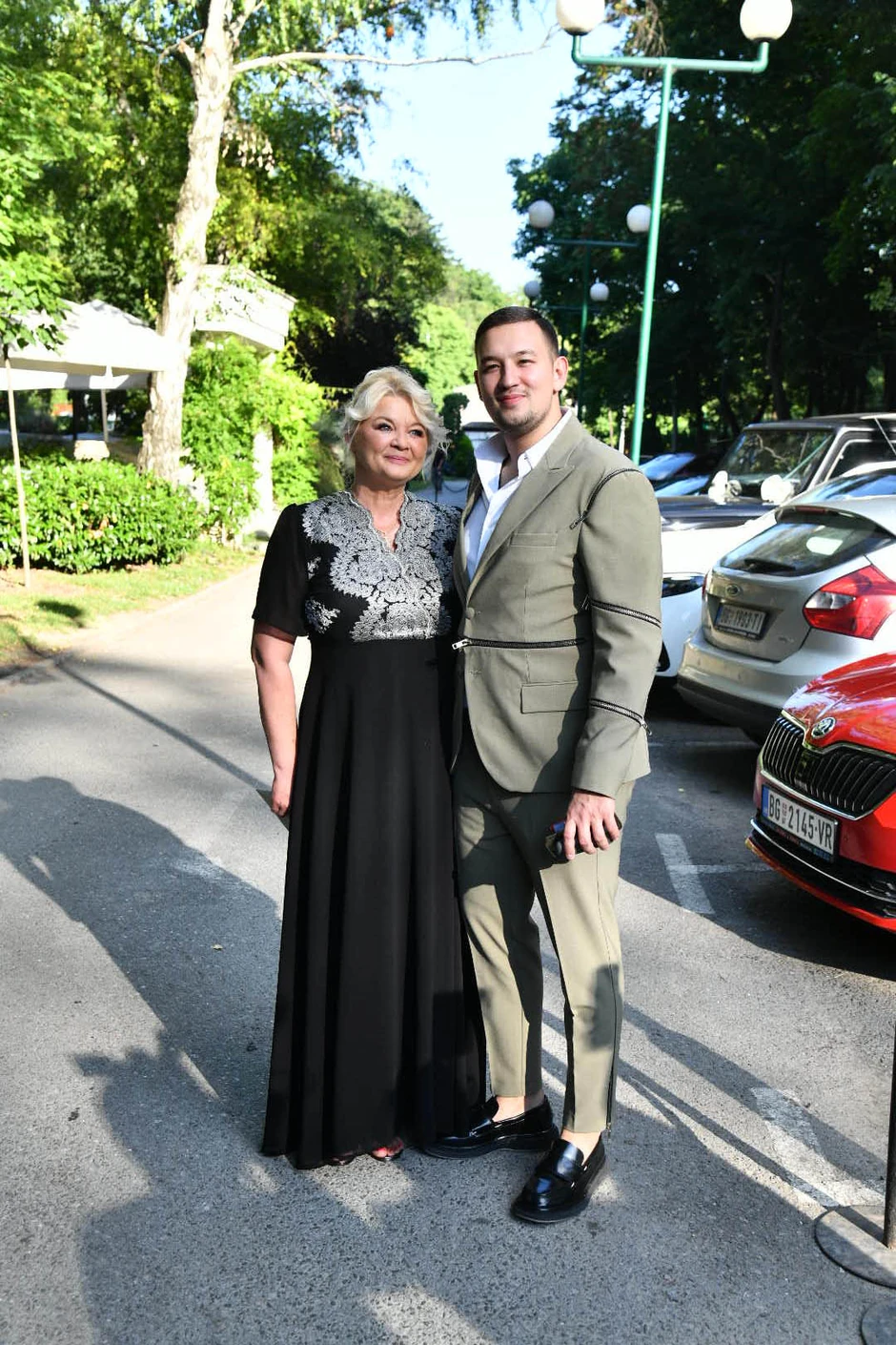 Uroš Živković sa majkom