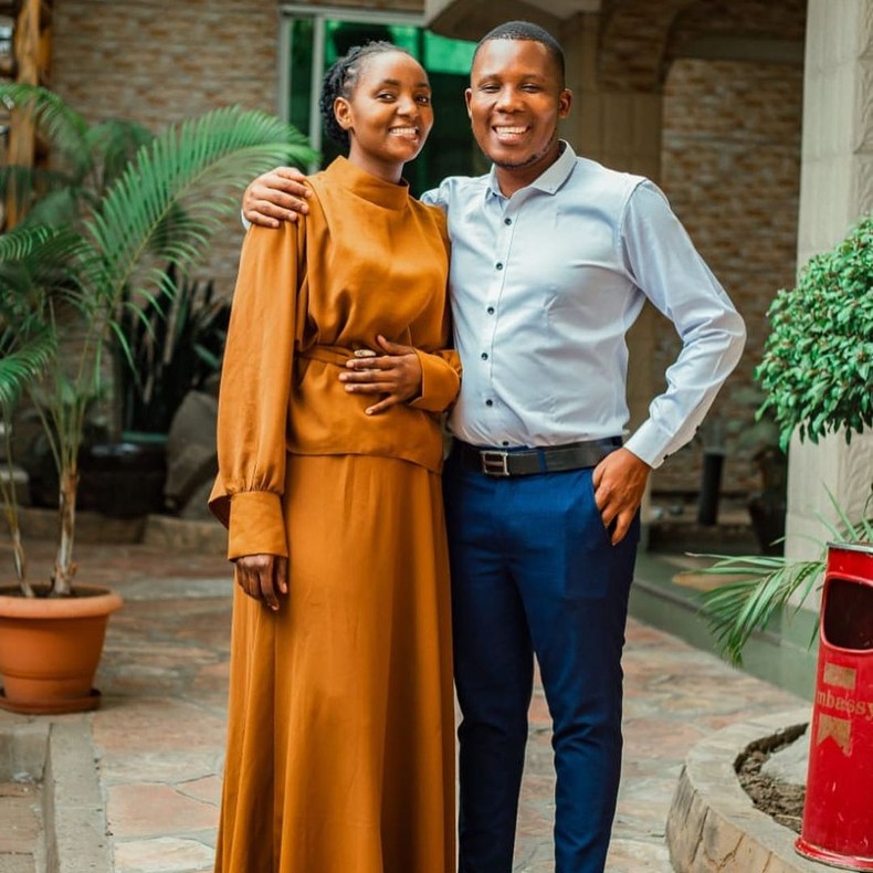 The late Marco Joseph with his wife