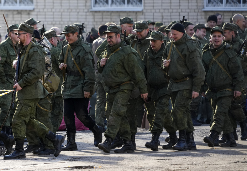 Zmobilizowani rosyjscy żołnierze