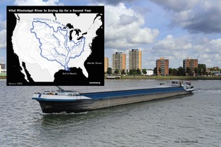 Najważniejsza droga wodna w Ameryce wysycha. Straty idą w miliardy dolarów [MAPA]