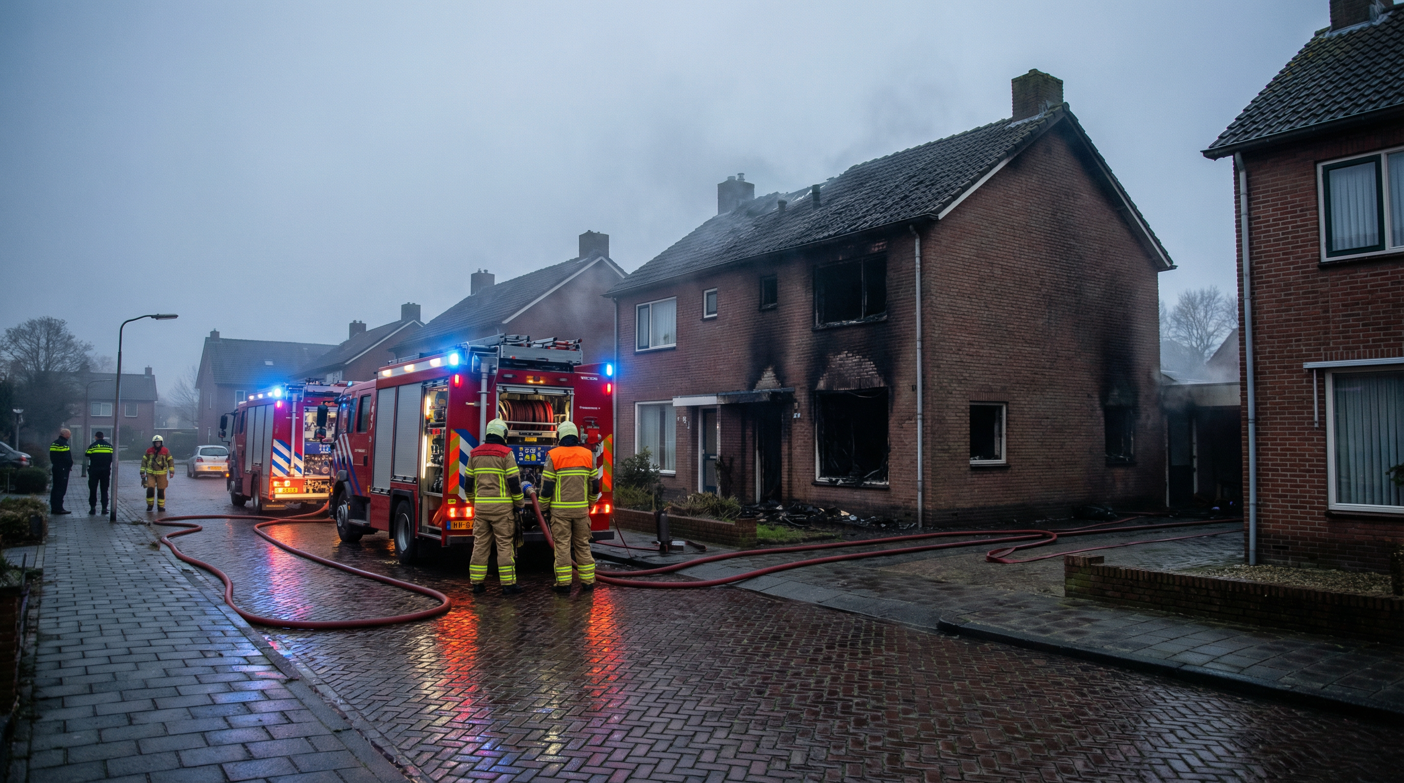 Explosie of brandstichting? Een woning in Stadskanaal vannacht volledig verwoest