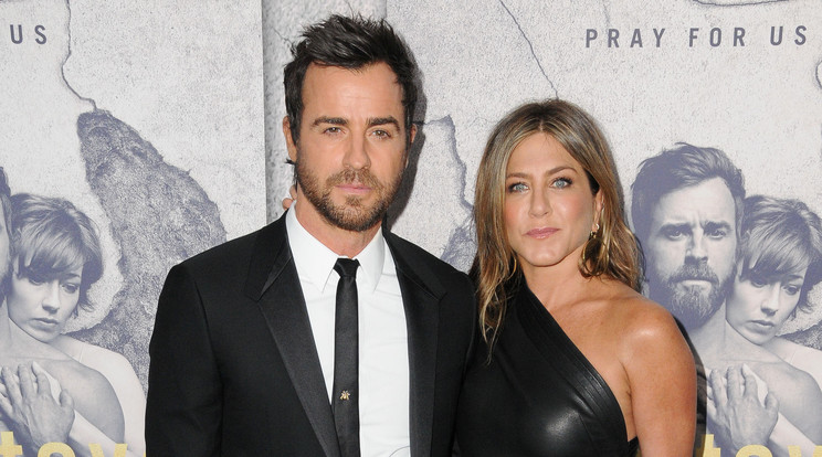 Jennifer Aniston férje, Justin Theroux mellett/Fotó:Northfoto