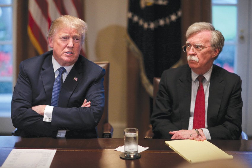Donald Tramp i Džon Bolton