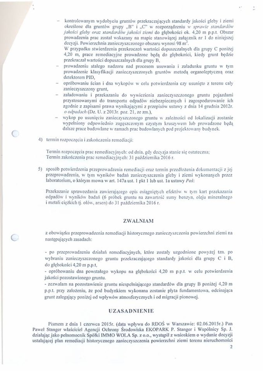 Groźne chemikalia w ziemi. Mieszkańcy Woli: To bomba ekologiczna!