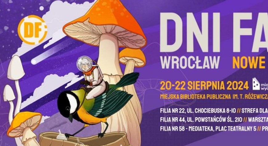 Dni Fantastyki plakat zapraszający na imprezę