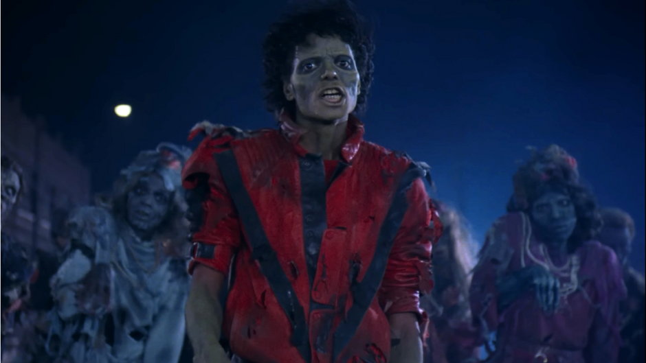 Michael Jackson w teledysku do hitu "Thriller"