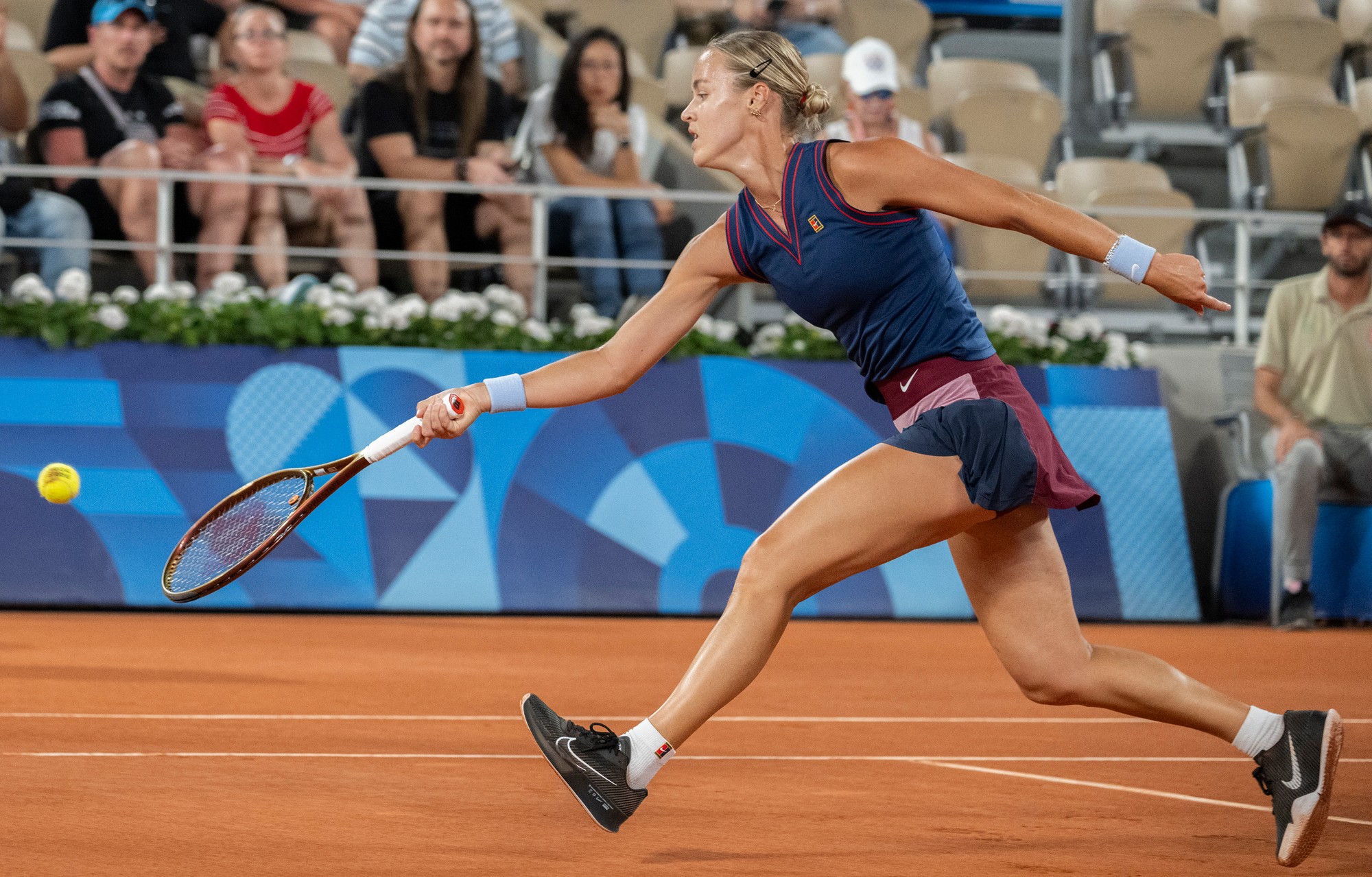 Slovenská tenistka Anna Karolína Schmiedlová na LOH v Paríži.