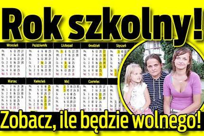 Rok szkolny! Zobacz, ile będzie wolnego!