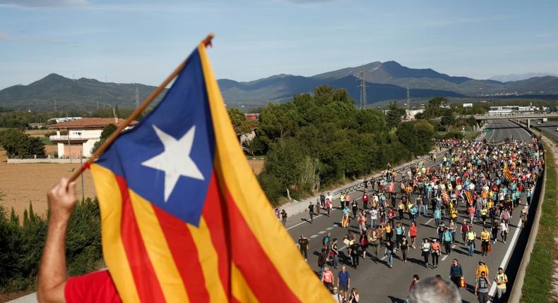 The aim of the 'freedom marches' is to cause transport chaos in one of Spain's most important economic regions, which is also a bottleneck for traffic moving between Spain and France, and the rest of Europe