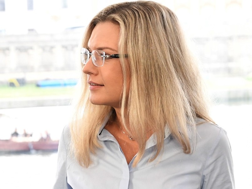 Pani Wassermann wzięła wczoraj udział w konferencji programu "Smart City" w Krakowie...
