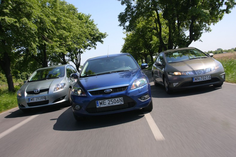 Honda Civic kontra Ford Focus i Toyota Auris czy warto