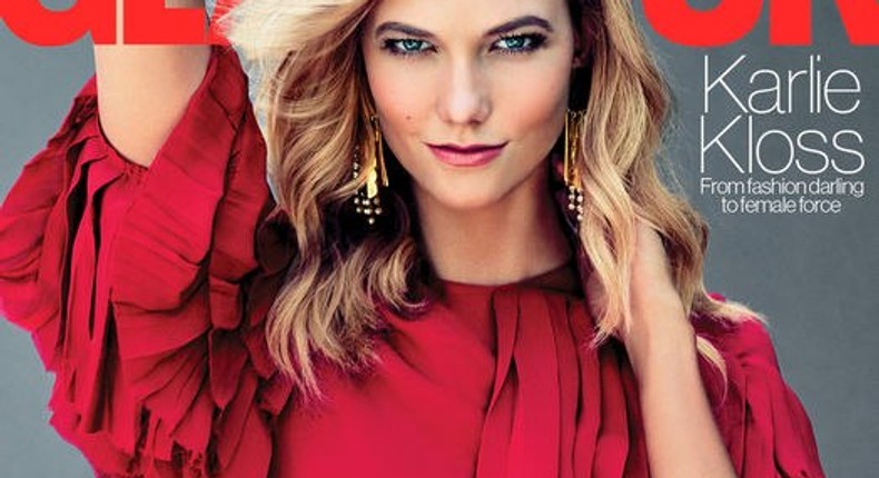 Karlie Kloss covers Glamour Magazine September 2015 issue