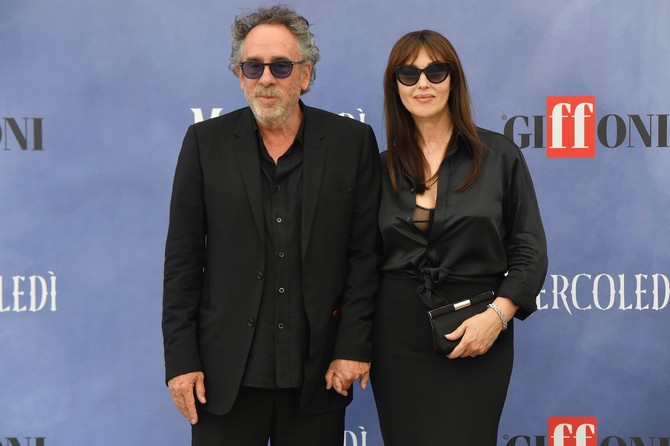 Monika Beluči i Tim Barton