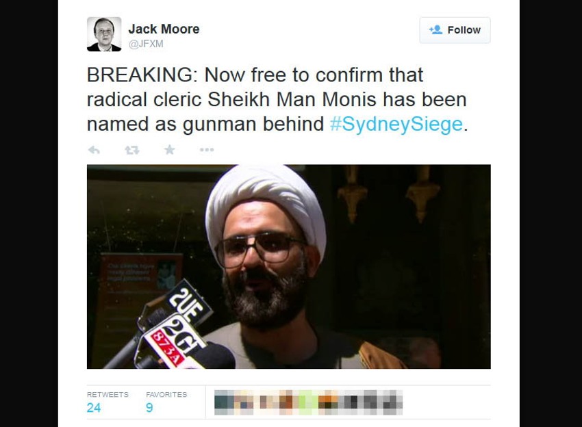 Haron Monis, otmičar iz Sudneja