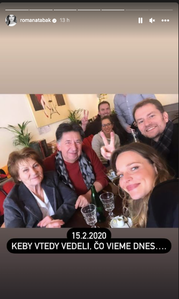 Romana Tabák zverejnila odkaz na Instagrame. 