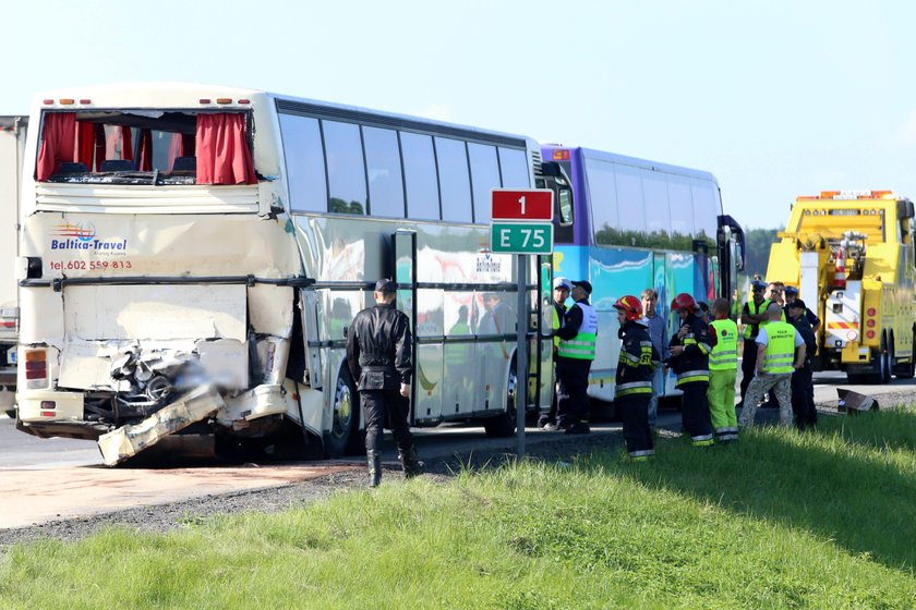 Wypadek autokaru