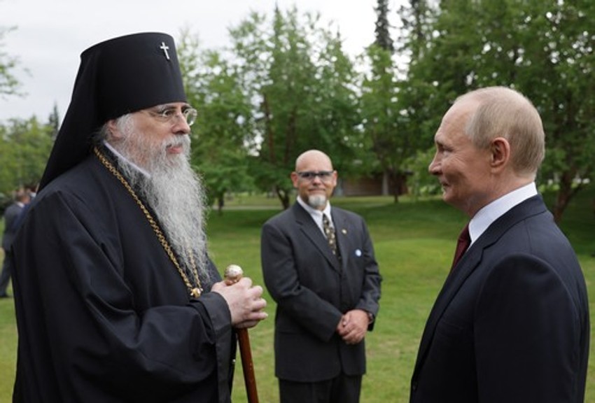 Putin sa arhiepiskopom Aleksejem na Aljasci