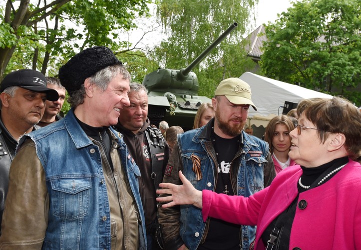 'Nocne Wilki' w Berlinie