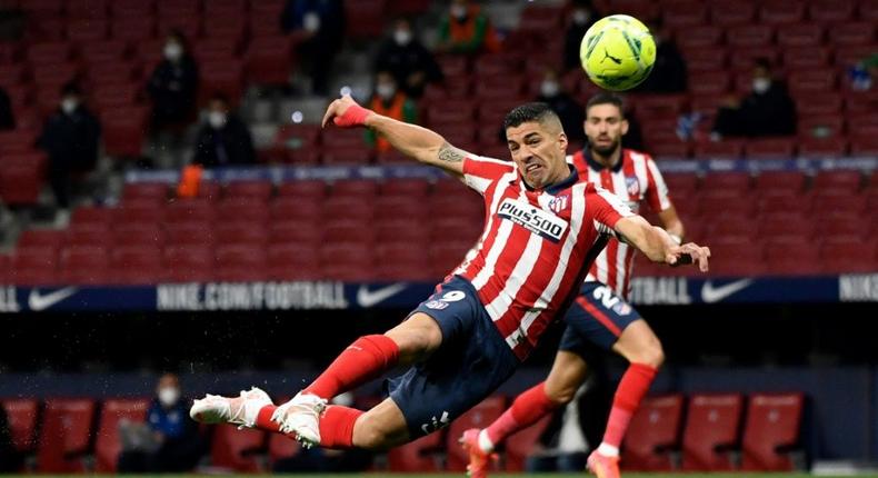 Luis Suarez assisted Atletico Madrid's second goal against Real Sociedad on Wednesday. Creator: PIERRE-PHILIPPE MARCOU