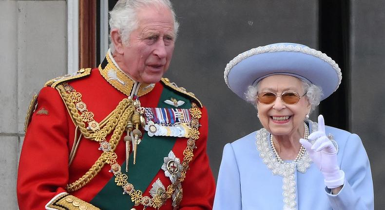 King Charles III and Queen Elizabeth II at Trooping the Colour in June 2022.DANIEL LEAL/AFP via Getty Images
