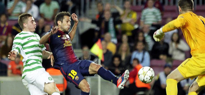 Liga Mistrzów: Barcelona pokonała Celtic w ostatniej akcji. WIDEO