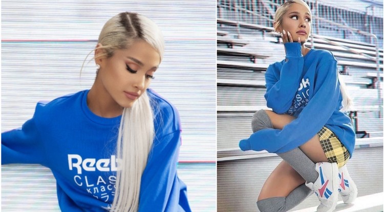 Ariana Grande belendült - A Reebok új sneakerének lett az arca