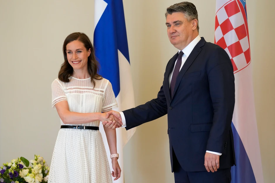 Sana Marin i Zoran Milanović