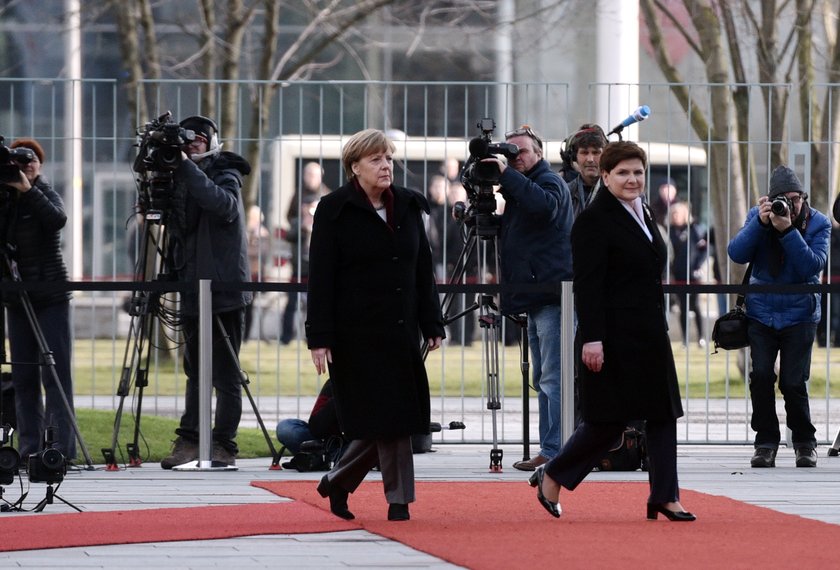 Beata Szydło i Angela Merkel