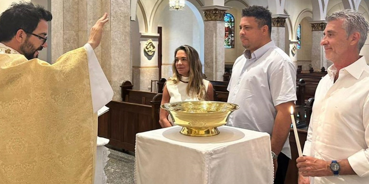 Ronaldo przyjął chrzest w Kościele katolickim. 