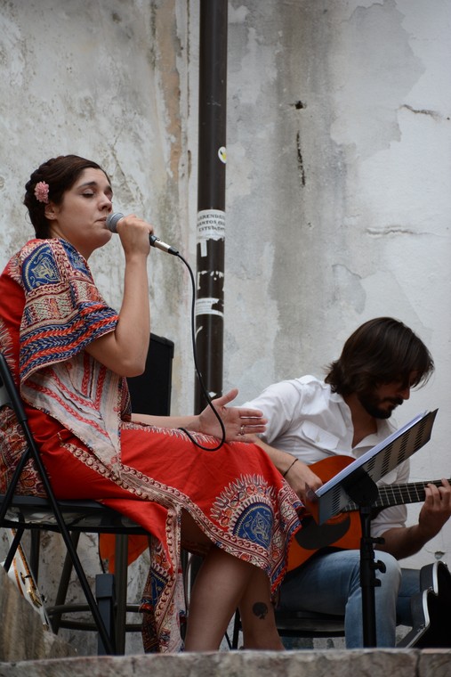 Fado na ulicy w Coimbrze