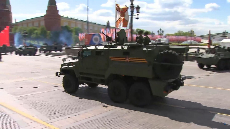 Parada wojskowa w Moskwie z okazji Dnia Zwycięstwa