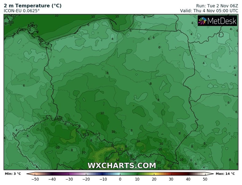 Temperatura dość wysoka