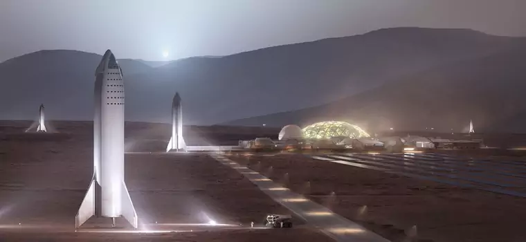 Elon Musk: budowa miasta na Marsie zajmie lata i będzie wymagać mnóstwa Starshipów