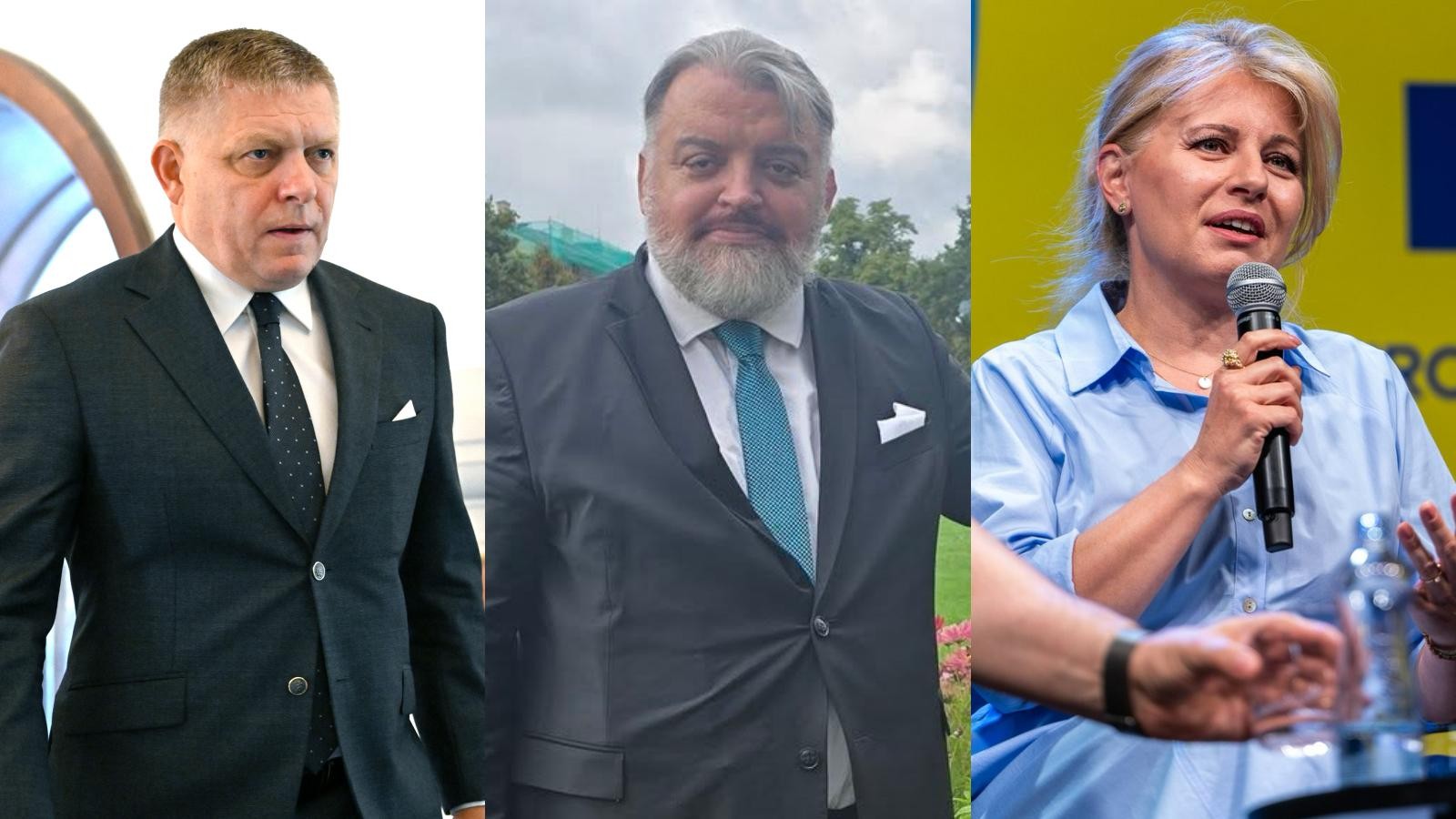 Robert Fico, Eduard Chmelár a Zuzana Čaputová.