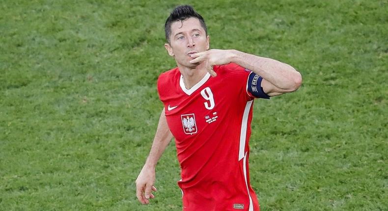 Robert Lewandowski wins German footballer of the year award Creator: MAXIM SHEMETOV