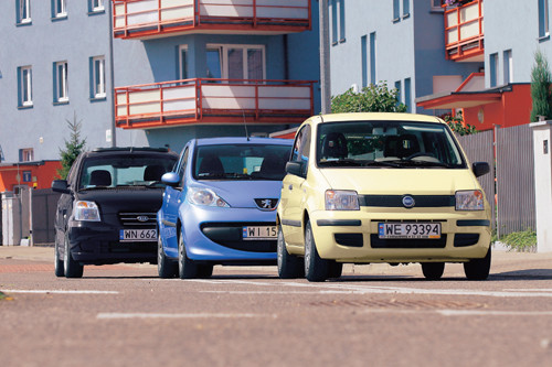 Fiat Panda, Peugeot 107, Citroen C2 - Małe i z dieslami