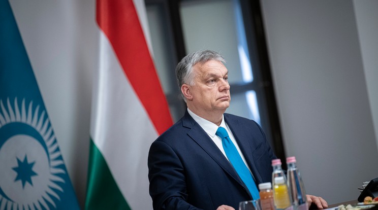 Orbán Viktor búcsúbeszédet mondott Jankovics Marcell temetésén, majd egy videóval búcsúzott tőle / Fotó: MTI/Miniszterelnöki Sajtóiroda/Benko Vivien Cher