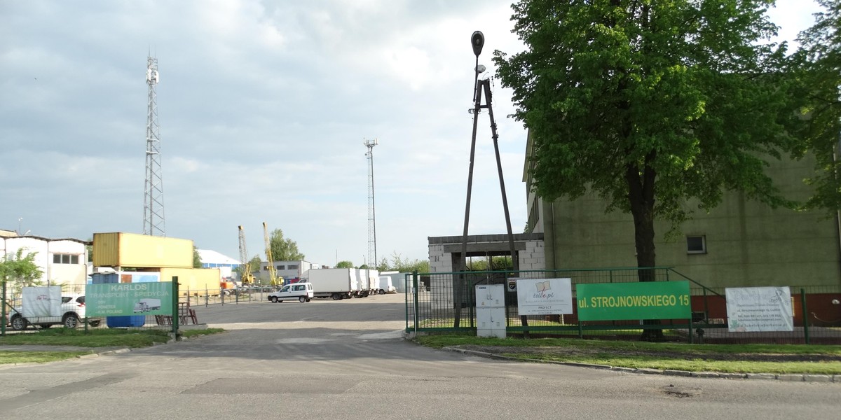 Protest mieszkańców ulicy Strojnowskiego 