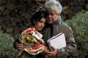 Pedro Almodóvar na planie filmu &quot;Przerwane objęcia&quot;