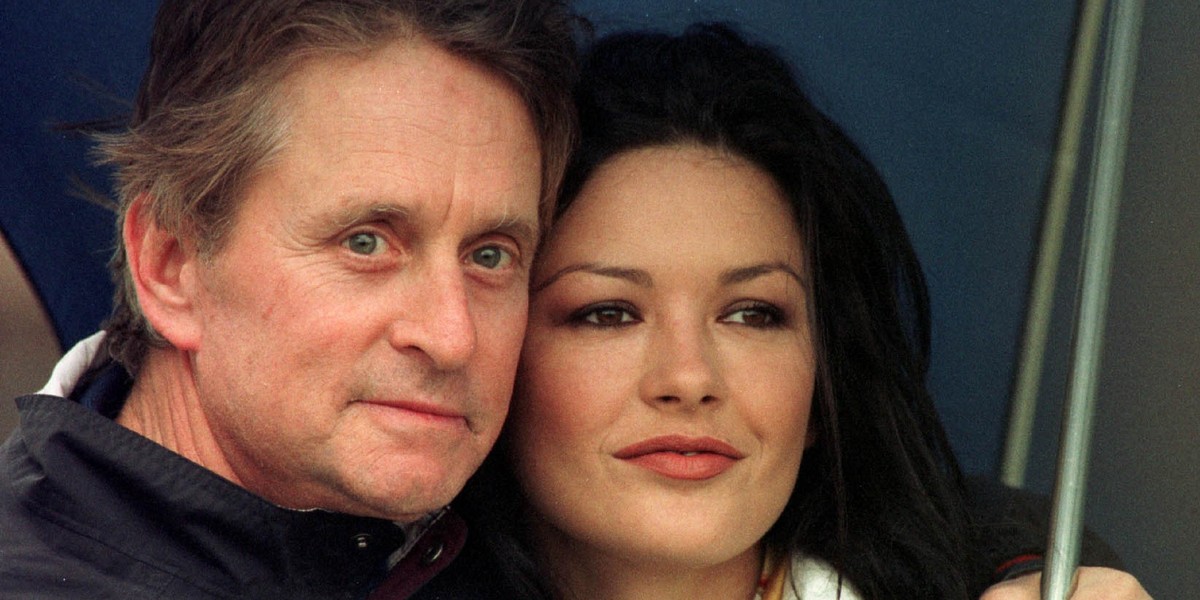 CATHERINE ZETA-JONES i Michael Douglas 