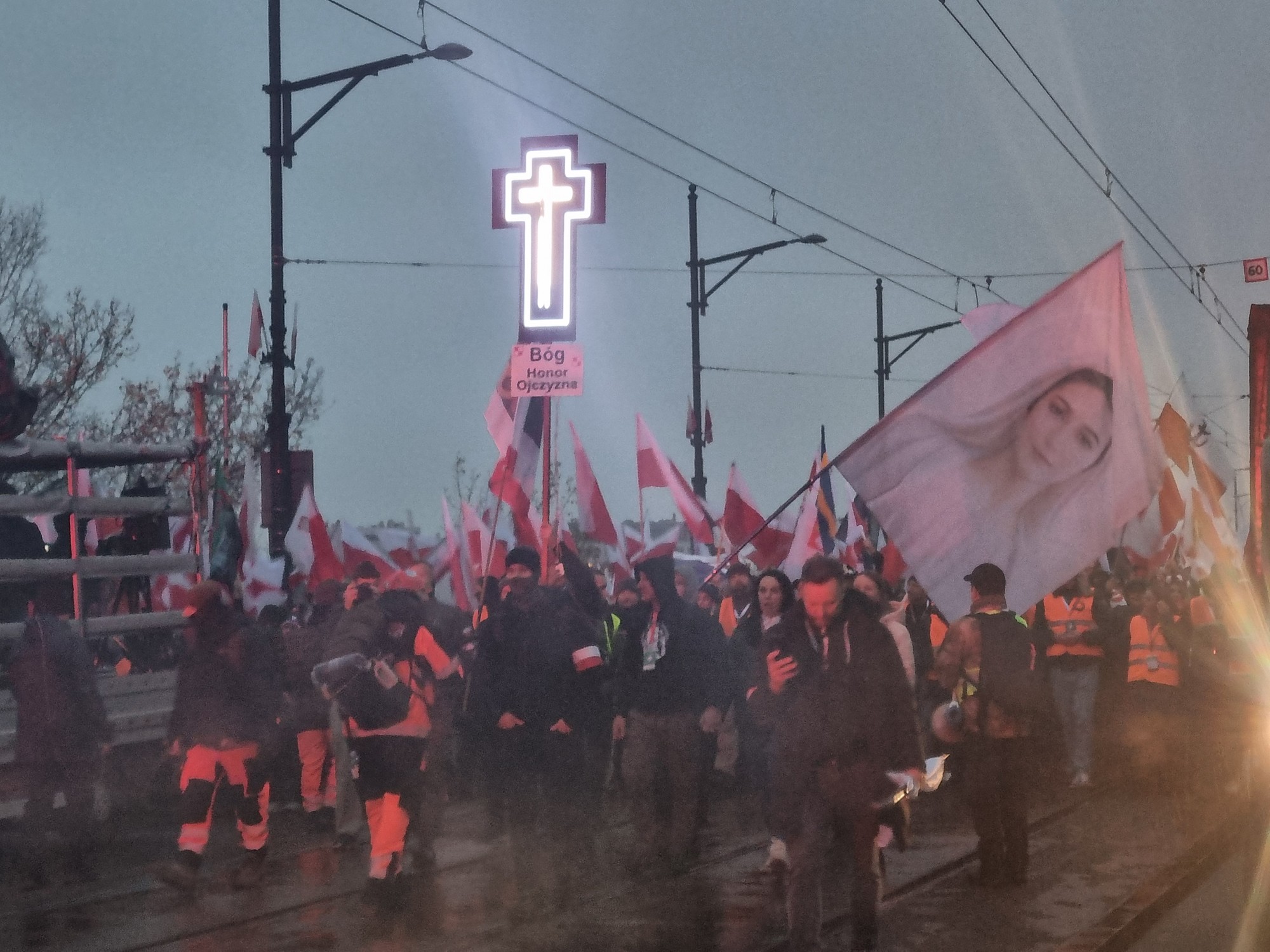 Pochod vo Varšave pri príležitosti Dňa nezávislosti.