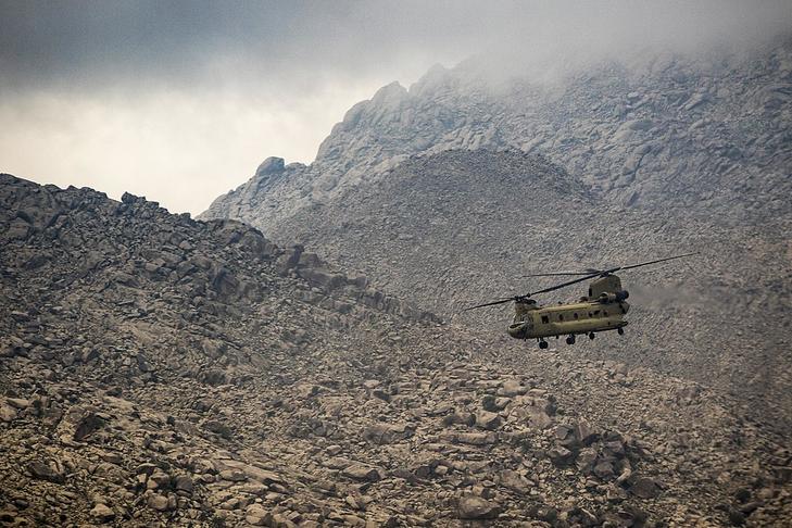 A hegyekbe visszavonuló tálibokat lehetetlen volt kifüstölni rejtekhelyeikről / Wikipedia